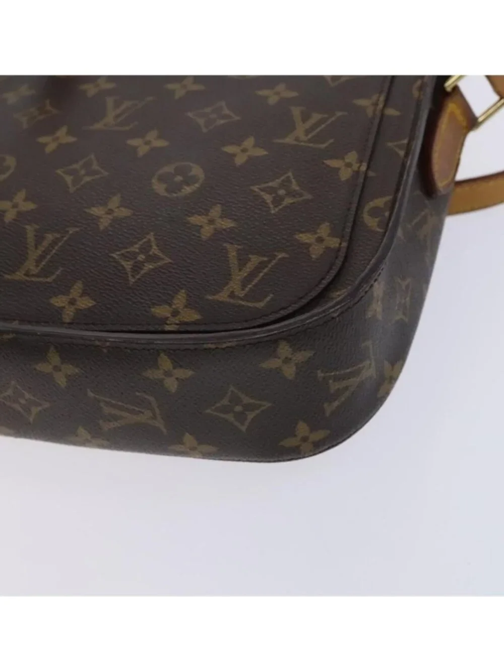 Authentic LOUIS VUITTON Monogram Saint Cloud GM Shoulder Bag M51242 LV